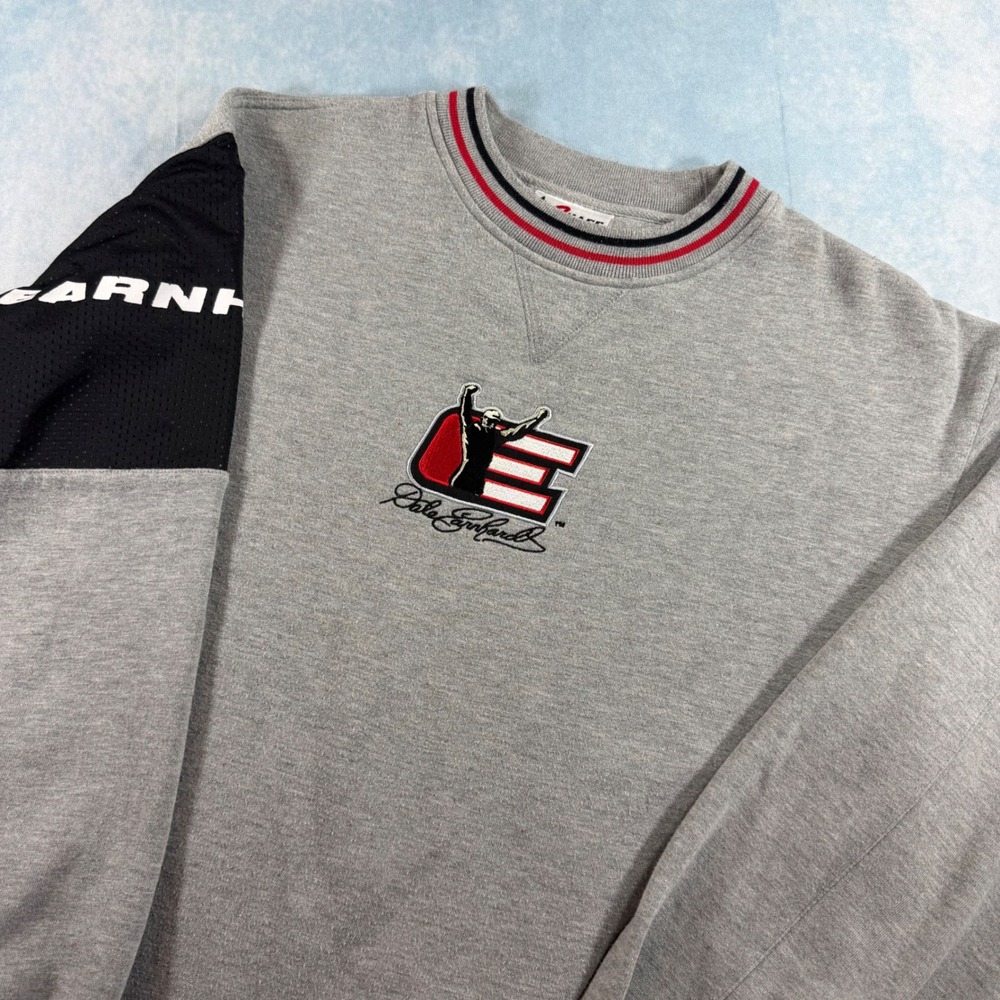 Chase Authentics Sweatshirt Mens Medium Gray Excellent Dale Earnhardt Racing